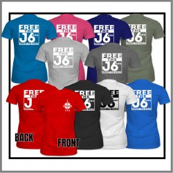 Free the J6ers Ladies T-Shirt Free the J6ers Ladies T-Shirt