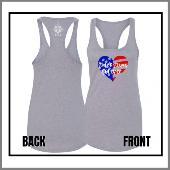 STARS and STRIPES FOREVER Ladies Tanks