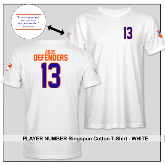 WICHITA DEFENDERS Football Player Number T-Shirts