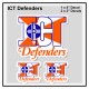 Defenders Football Stickers