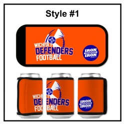 Defenders Football Beverage Can Wrap Insulator