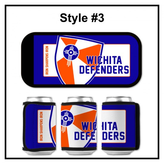 Defenders Football Beverage Can Wrap Insulator