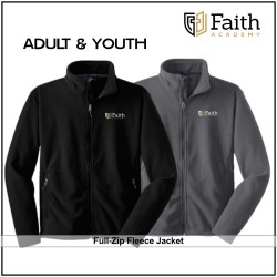 FA Fleece Embroidered Logo Full Zip Jacket FA Fleece Embroidered Logo Full Zip Jacket