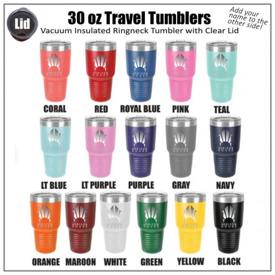 HH 30 oz Travel Tumbler Horizon House with Logo