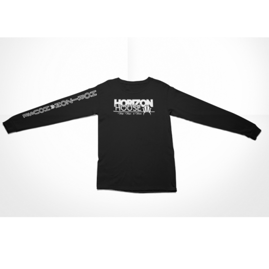 Horizon House Long Sleeve HELP HOPE HOME Slogan T-shirt