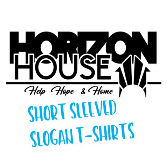 Horizon House Short Sleeve HELP HOPE HOME Slogan T-shirt