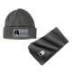 HH Logo Beanie with Fleece Scarf