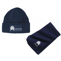 HH Logo Beanie with Fleece Scarf