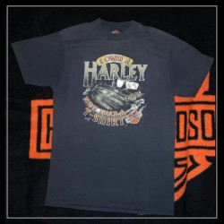 1991 Own A Harley 3D EMBLEM Vintage T-Shirt 1991 Own A Harley 3D EMBLEM Vintage T-Shirt