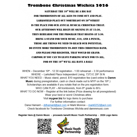 Trombone Christmas Wichita Trombone Christmas Wichita